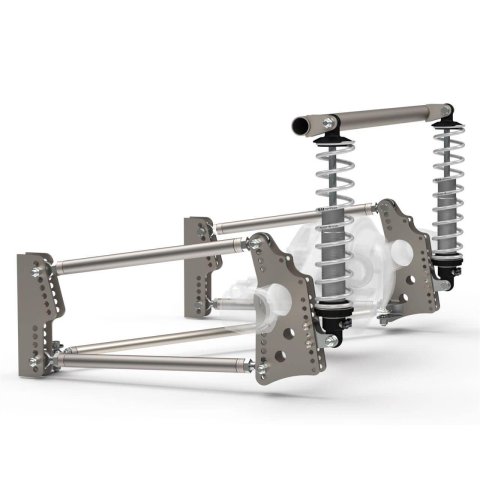 QA1 Heavy Duty Pro Rear Drag 4-Link System - Single Adjustable - 110lb Springs (2x qap14HT110, 2x qapDS701, 1x qap7838-1067, 1x qap7838-1068) thumbnail 2