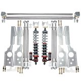 QA1 Heavy Duty Pro Rear Drag 4-Link System - MOD Shocks - 150lb Springs (2x qap14HT150, 1x qapM711PL, 1x qapM711PR, 1x qap7838-1067, 1x qap7838-1068) thumbnail 1