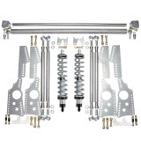 QA1 Heavy Duty Pro Rear Drag 4-Link System - MOD Shocks - 150lb Springs (2x qap14HT150, 1x qapM711PL, 1x qapM711PR, 1x qap7838-1067, 1x qap7838-1068) thumbnail 2