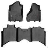 WeatherTech 2019+ RAM 2500/3500 Front & Rear FloorLiner - Black (1x wet4415451, 1x wet4415456) thumbnail 5