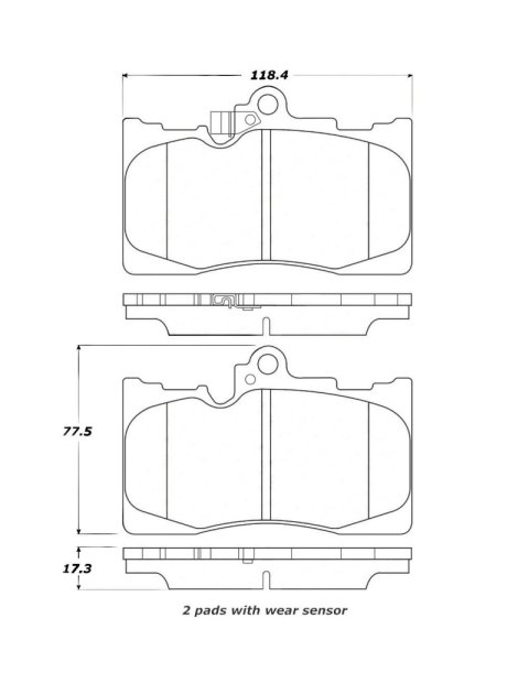 Street Axle Pack Drilled & Slotted, Front (1x sto127.44138L, 1x sto127.44137R, 1x sto308.11180) thumbnail 4