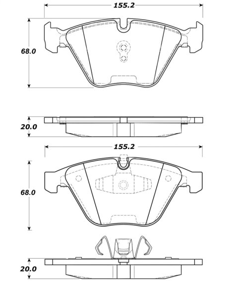 Street Axle Pack Drilled & Slotted, Front (1x sto127.34108L, 1x sto127.34108R, 1x sto308.12600) thumbnail 1