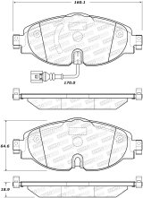 Street Axle Pack, Slotted, Front (1x sto308.17600, 1x sto126.33098SR, 1x sto126.33098SL) thumbnail 1