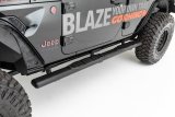Go Rhino 18-20 Jeep Wrangler JLU 5in 1000 Series Complete Kit w/Sidestep + Brkts (1x gor10573T, 1x gor6845065) thumbnail 2