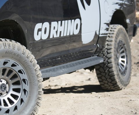 Go Rhino 19-20 Ram 1500 RB20 Complete Kit w/RB20 + Brkts + 2 RB20 Drop Steps (1x gor6343065, 1x gor69400087T, 2x gor69420000T)