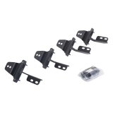 Go Rhino 07-18 Jeep Wrangler JK RB20 Complete Kit w/RB20 + Brkts + 1 pair RB20 Drop Steps (1x gor69400048T, 1x gor69420000T, 1x gor6949265) thumbnail 1