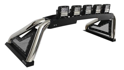 Go Rhino 15-20 Chevy Colorado Sport Bar 2.0 Complete Kit w/Sport Bar + Retractable Light Mnt (1x gor915000PS, 1x gor960003T)