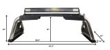 Go Rhino 15-20 Chevy Colorado Sport Bar 2.0 Complete Kit w/Sport Bar + Retractable Light Mnt (1x gor915000PS, 1x gor960003T) thumbnail 2