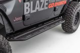 Go Rhino 18-20 Jeep Wrangler JLU Dominator Extreme D6 SideSteps Complete Kit w/SideStep + Brkts (1x gorD60073T, 1x gorD64506BTK) thumbnail 1
