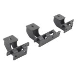 Go Rhino 18-20 Jeep Wrangler JLU Dominator Extreme D6 SideSteps Complete Kit w/SideStep + Brkts (1x gorD60073T, 1x gorD64506BTK) thumbnail 5