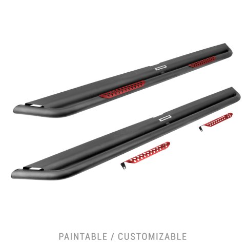 Go Rhino 07-18 Jeep Wrangler JK Dominator Extreme DS SideSteps Complete Kit w/SideStep + Brkts (1x gorD64926TK, 1x gorDS60052T)