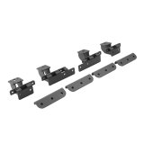 Go Rhino 18-20 Jeep Wrangler JL Dominator Extreme DS SideSteps Complete Kit w/SideStep + Brkts (1x gorD64927TK, 1x gorDS60052T) thumbnail 5
