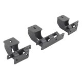 Go Rhino 18-20 Jeep Wrangler JLU Dominator Extreme DSS SideSteps Complete Kit w/SideStep + Brkts (1x gorD64506BTK, 1x gorDSS60073T) thumbnail 4