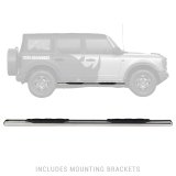 Go Rhino 2021+ Ford Bronco (Excludes Sport Models) 5in 1000 Series Complete Kit w/Sidestep + Brkts (1x gor10573PS, 1x gor6841295) thumbnail 4