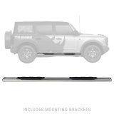 Go Rhino 2021+ Ford Bronco (Excludes Sport Models) 5in 1000 Series Complete Kit w/Sidestep + Brkts (1x gor10573PS, 1x gor6841295) thumbnail 6