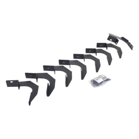 Go Rhino 15-22 GMC Canyon CC 4DR V-Series V3 Side Step Kit (w/Brackets) - Tex. Blk (1x gor6942356, 1x gorV300080T) thumbnail 2