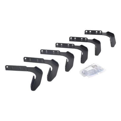 Go Rhino 99-16 Ford F-250, F-350 Vertex V3 - Sidestep + Brkts (1x gor6941766, 1x gorV300087T)
