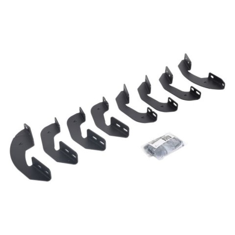 Go Rhino 07-21 Toyota Tundra DC 4DR RB20 Slim Running Boards Kit (Incl. Brackets) - Tex. Blk (1x gor6944156, 1x gor69400080SPC) thumbnail 2