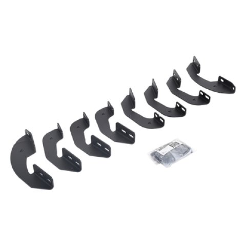 Go Rhino 07-21 Toyota Tundra Crew Max 4DR RB20 Slim Running Boards Kit (Incl. Brackets) - Tex. Blk (1x gor6944156, 1x gor69400087SPC) thumbnail 4