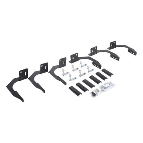 Go Rhino 10-22 Ram 2500/3500HD Crew Cab 4DR RB20 Slim Running Boards Kit (Incl. Brackets) - Tex. Blk (1x gor6941066, 1x gor69400087SPC) thumbnail 5