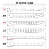 Go Rhino 19-22 Ram 1500 CC 4DR (Not Classic) RB20 Slim Running Boards Kit (w/Brackets) - Bedliner Ct (1x gor69400087ST, 1x gor6943066) thumbnail 8