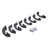 Go Rhino 07-21 Toyota Tundra Crew Max 4DR RB10 Slim Running Boards Kit (w/Brackets) - Bedliner Coat (1x gor6944156, 1x gor630087ST) thumbnail 2