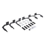 Go Rhino 10-22 Ram 2500/3500HD Crew Cab 4DR RB20 Slim Running Boards Kit (w/Brackets) - Bedliner Ct (1x gor6941066, 1x gor69400087ST) thumbnail 1