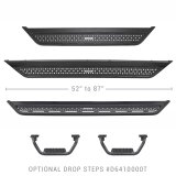 Go Rhino 21-23 Ford Bronco 2DR Sport Utility Dominator Side Steps/Go Rhino 2021+ Ford Bronco Bracket (1x gorD64129TK, 1x gorD60057T) thumbnail 6