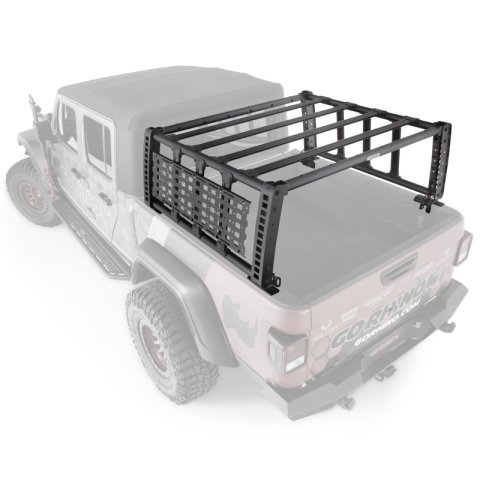 Go Rhino 19-21 Jeep Gladiator XRS Overland Xtreme Rack - Black (1x gor5950000T-01, 1x gor5950000T-02) thumbnail 1