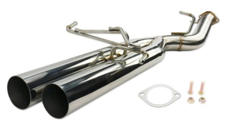 ISR Performance Series II - EP Dual Tip Blast Pipe Exhaust System- Non Resonated 95-98 Nissan 240sx (1x isrIS-S2NRMD-S14, 1x isrIS-S2RO-EPD-S14) thumbnail 6