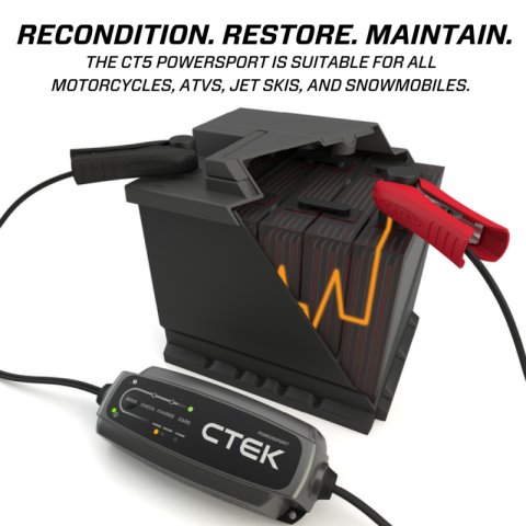 CTEK Ultimate Powersports Kit (1x ctek40-339, 1x ctek56-531, 1x ctek56-304, 1x ctek56-915) thumbnail 6