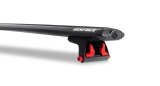 Rhino-Rack 07-18 Jeep Wrangler 4 Door SUV Heavy Duty RLT600 3 Bar Backbone Roof Rack - Black (Bundled Kit) thumbnail 2