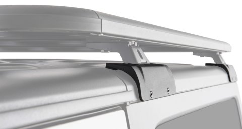 Rhino-Rack 07-18 Jeep Wrangler 2 Door SUV Heavy Duty RLT600 2 Bar Backbone Roof Rack - Black (Bundled Kit) thumbnail 1