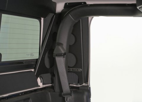 Rhino-Rack 20-21 Jeep Gladiator 4 Door Heavy Duty 2 Bar Backbone Roof Rack w/RLT600 Legs - Black (Bundled Kit) thumbnail 2