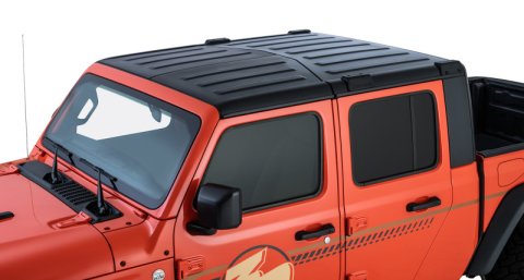 Rhino-Rack 20-21 Jeep Gladiator 4 Door Heavy Duty 2 Bar Backbone Roof Rack w/RLT600 Legs - Black (Bundled Kit) thumbnail 6