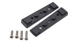 Rhino-Rack 07-21 Toyota Tundra 4 Door Pick Up Heavy Duty RLT600 Track Mount 2 Bar Roof Rack - Black (Bundled Kit) thumbnail 2