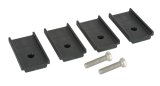 Rhino-Rack 87-94 Land Rover Range Rover 4 Door SUV Heavy Duty RL150 4 Bar Roof Rack - Black (Bundled Kit) thumbnail 2