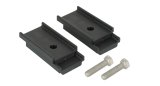 Rhino-Rack 87-94 Land Rover Range Rover 4 Door SUV Heavy Duty RL150 4 Bar Roof Rack - Black (Bundled Kit) thumbnail 3