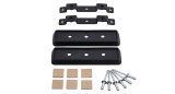 Rhino-Rack 09-18 Dodge RAM 1500 4 Door Pick Up Heavy Duty RLT600 Ditch Mount 2 Bar Roof Rack - Black (Bundled Kit) thumbnail 6