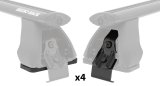 Rhino-Rack 13-19 Ford Escape 4 Door SUV Heavy Duty 2500 2 Bar Roof Rack - Black (1x rhrDK375, 2x rhrRB1375B, 1x rhrRLKHD) thumbnail 3