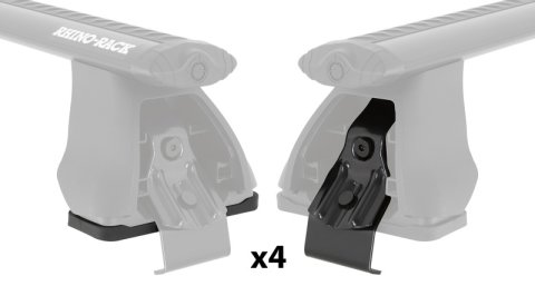 Rhino-Rack 12-16 Subaru Impreza 4 Door Sedan Vortex 2500 2 Bar Roof Rack - Black (1x rhrDK258, 1x rhrRLKVA, 2x rhrVA118B) thumbnail 4