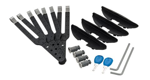Rhino-Rack 08-20 Ford Flex 4 Door SUV Vortex StealthBar 2 Bar Roof Rack - Black (2x rhrRSB05B, 1x rhrRSK02) thumbnail 1