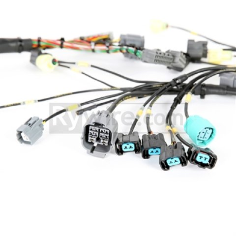 Rywire Honda B-Series Mil-Spec Engine Harness w/Chassis Specific Adapter (1x rywRY-B2-MILSPEC, 1x rywRY-B-SUB-EF) thumbnail 1