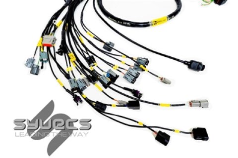 Rywire Honda K-Series (w/Syvecs S7 ECU) Engine Harness w/Chassis Specific Adapter (1x rywRY-B-SUB-EF, 1x rywRY-K2-SYVECS-S7) thumbnail 1