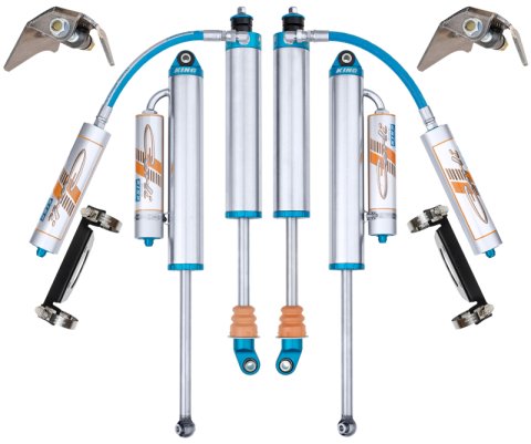 Carli Dominator 3.0 Shock Package - 4.5/5.5in Lift - 2017-23 Ford F250/F350 (1x cliCS-FRSM-1723, 1x cliCS-FRM-25, 1x cliAS-FD30SPKG-45-1723) thumbnail 1