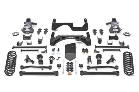 Fabtech 07-14 GM K1500 Suv w/Autoride 4WD 6in Basic Sys (1x fabFTS21040BK, 1x fabFTS21041BK, 1x fabFTS21042BK, 1x fabFTS21051BK)