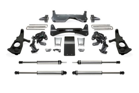 Fabtech 11-19 GM 2500HD 2WD/4WD 6in Rts Sys w/Dlss Shks (1x fabFTS21092, 1x fabFTS21093, 1x fabFTS21094, 2x fabFTS810882, 2x fabFTS810892)