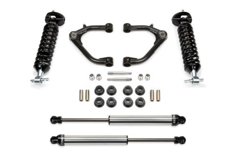 Fabtech 07-13 GM C/K1500 P/U & 14-18 C/K1500 P/U w/oE Forg Stl UCA 2in UCA Kit w/Dl 2.5 & 2.25 (1x fabFTS21128, 1x fabFTS21203, 2x fabFTS810322)