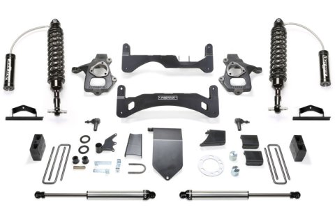 Fabtech 14-18 GM C/K1500 P/U w/oE Alm Or Stmp Stl UCA 6in Perf Sys G2 w/Dl 2.5 & 2.25 (Bundled Kit)