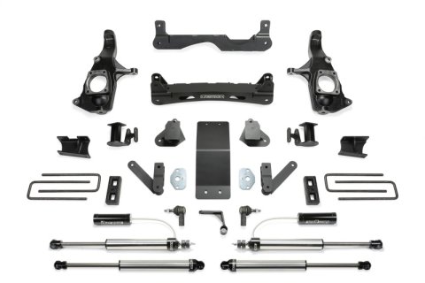 Fabtech 11-19 GM 3500HD 2WD/4WD 4in Basic Sys w/Dlss Resi Shks (Bundled Kit)